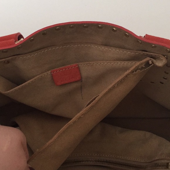 Authentic Celine Boogie Studded Suede Leather Tote - Picture 8 of 8